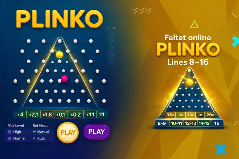 Feltet online Plinko: Lines 8–16, paytable og sandsynlighed