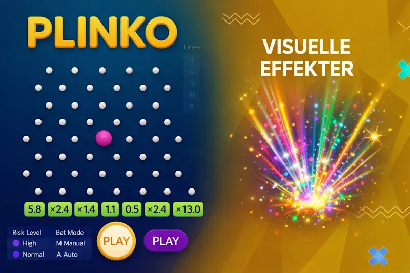 Visuelle effekter og UX i Plinko casino game