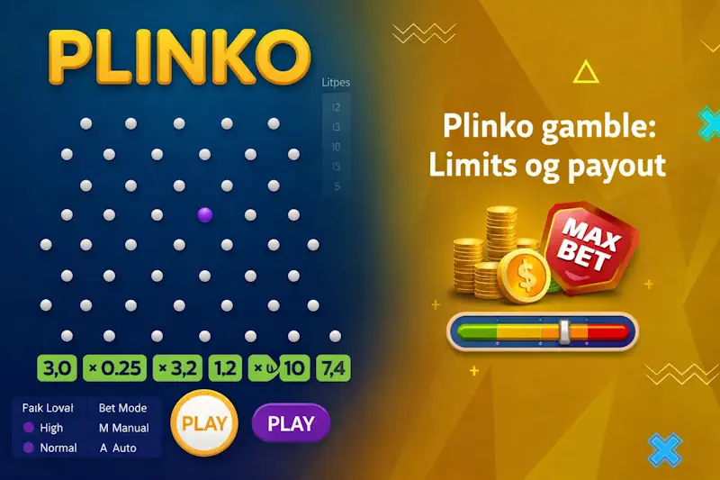 Plinko gamble: Limits og payout cap der kan styre din maks
