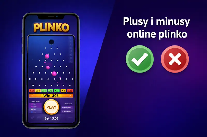 Plusy i minusy online plinko