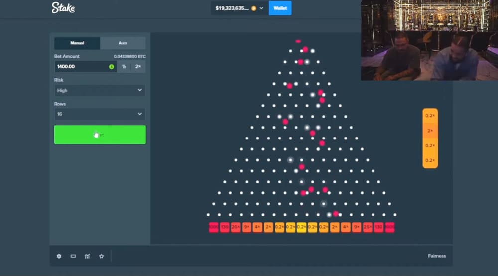 Participez pour gagner des récompenses incroyables dans ce tournoi passionnant avec Plinko sur StakeCasino!